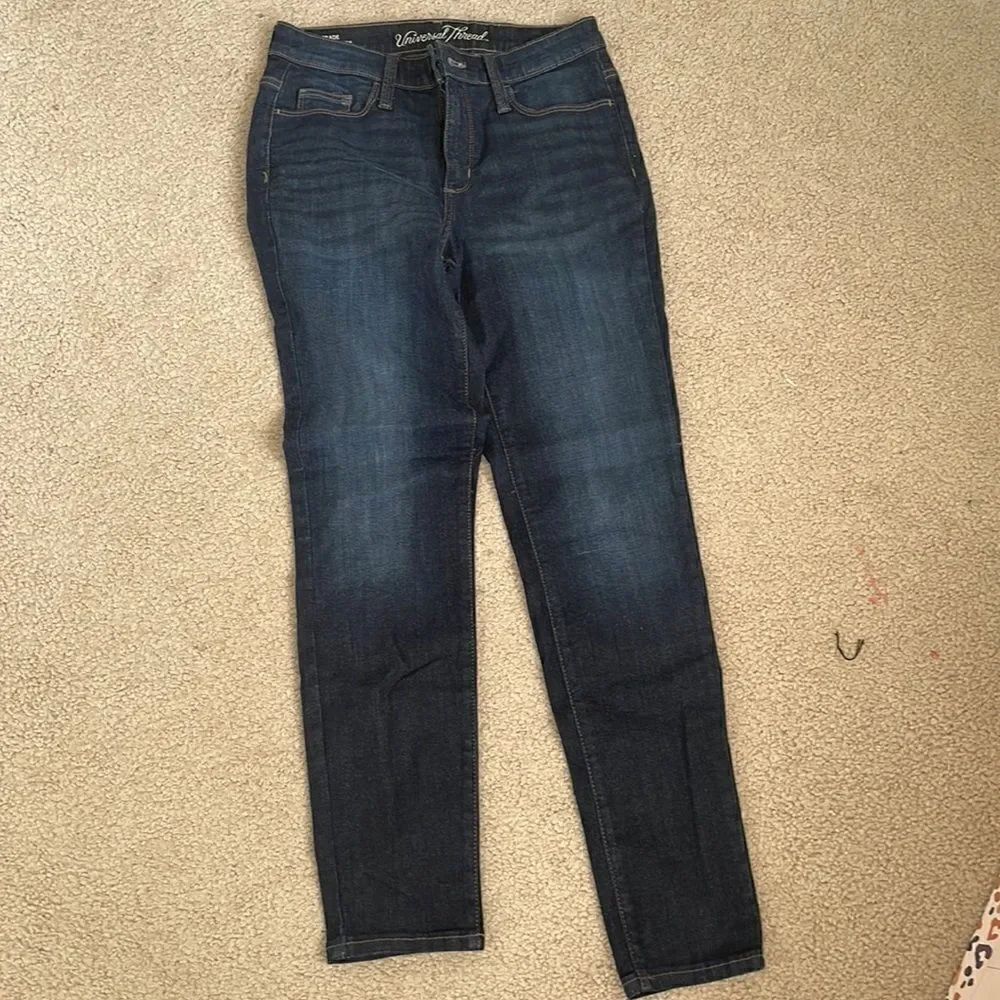 High rise skinny jeans 